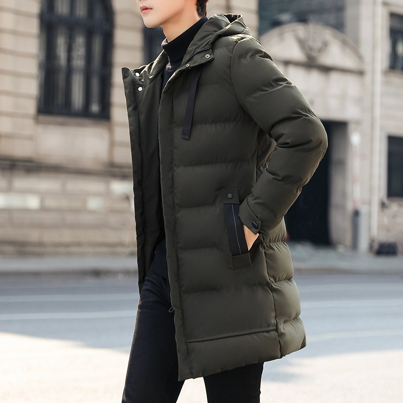 Новое поступление Длинные парки куртки Classocal однотонные толстые теплые зимние с капюшоном Wondproof повседневные тонкие пальто на молнии