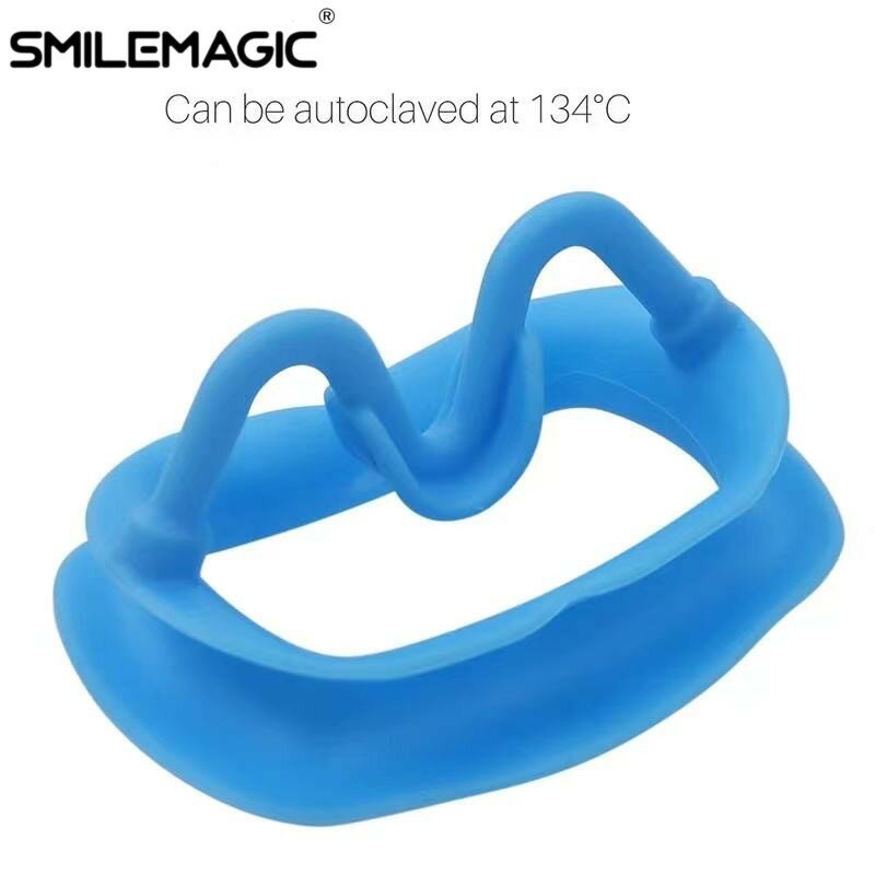 Retractor de silicona suave para labios y mejillas, abridor de boca 3D, herramientas de ortodoncia Dental