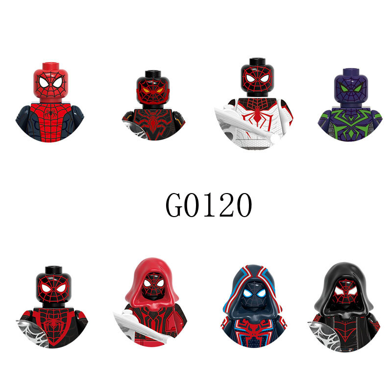 Herocross G0120 Anime Spiderman Held Bouwstenen Stenen Poppen Mini Actie Speelgoed Figuren Assembleren Blokken Kinderen Geschenken