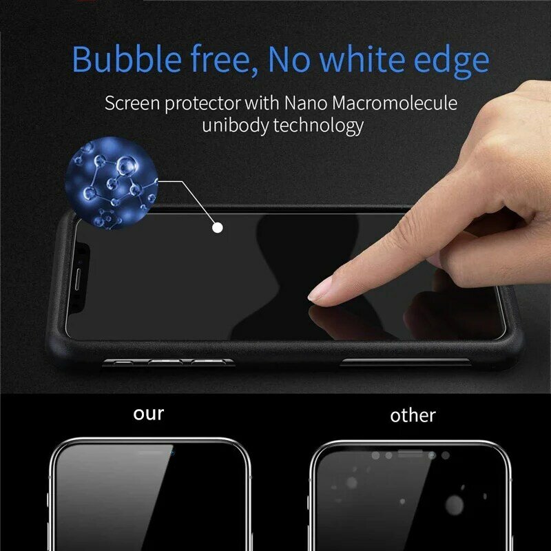 Protecteur d'écran en verre pour Xiaomi Redmi, Film HD pour Redmi 12, 8A, 9A, 10C, 12C, 9, 10, 12, Guatemala, 2.5D, Full Glue