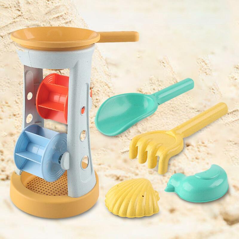 해변용 모래 성 장난감, 모래 구덩이 장난감, 수영장 및 물 장난감, 5 개
