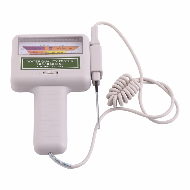 Water PH Chlorine Tester Swimming Pool Quality Spa Level Meter Analysis Measurement Monitor Detector Check Test Kit