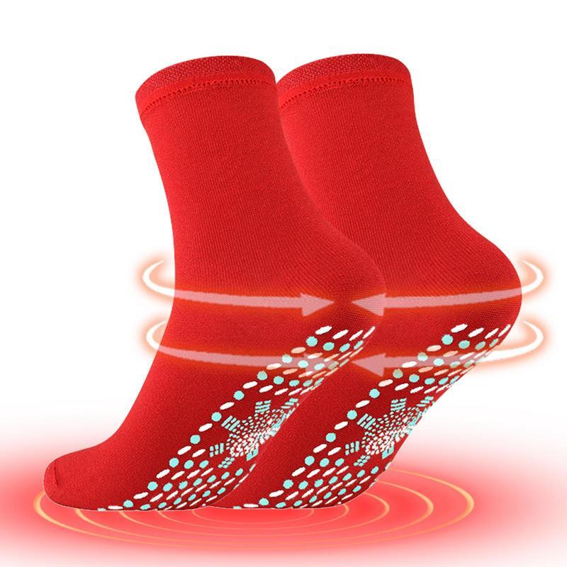 1 paio di calzini autoriscaldanti calzini termici invernali caldi per la cura della salute calzini corti per la salute dimagranti calzino per terapia magnetica