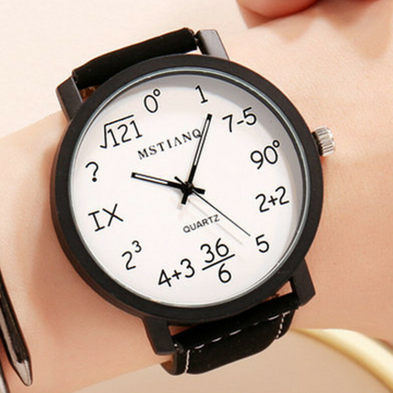 Reloj de cuarzo estilo Harajuku coreano para mujer, reloj de pareja, tendencia de personalidad, esfera grande, Simple, estudiante, moda femenina