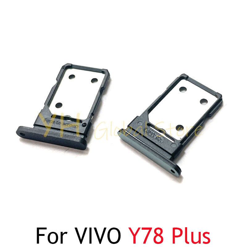 Dla VIVO Y78 Plus Sim karton czytnik kart Micro SD adaptery części do naprawy