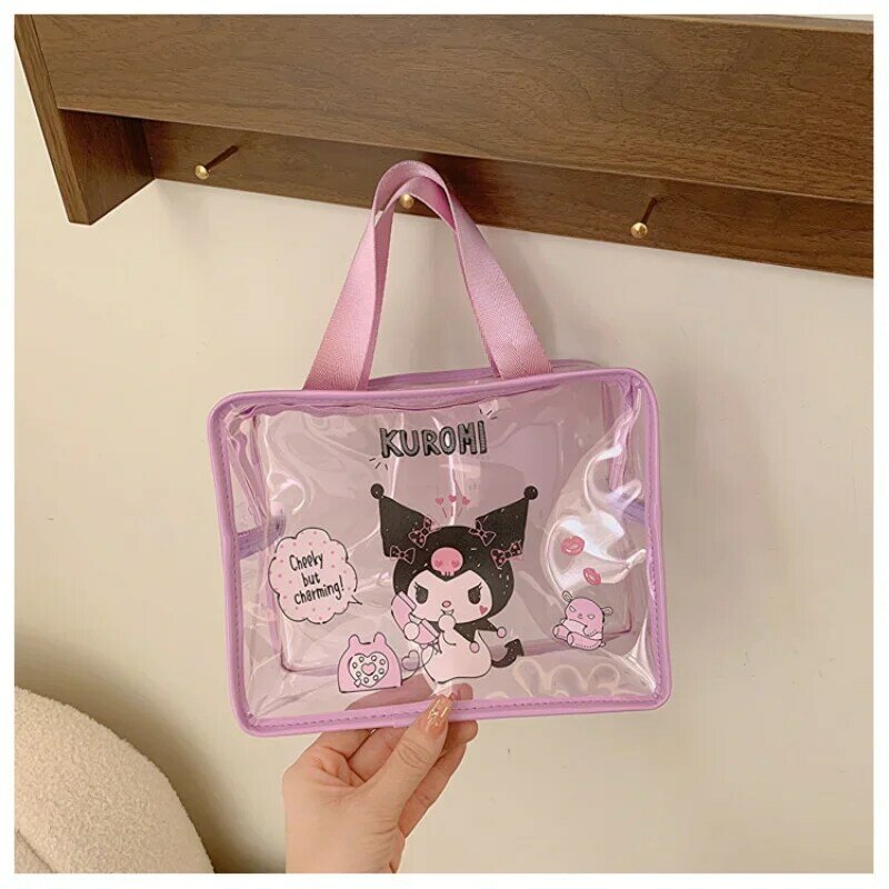 Sanrio New Clow M Kid's Handbag Cute Cartoon Waterproof Jade Hanging Dog Lightweight Cosmetic Bag
