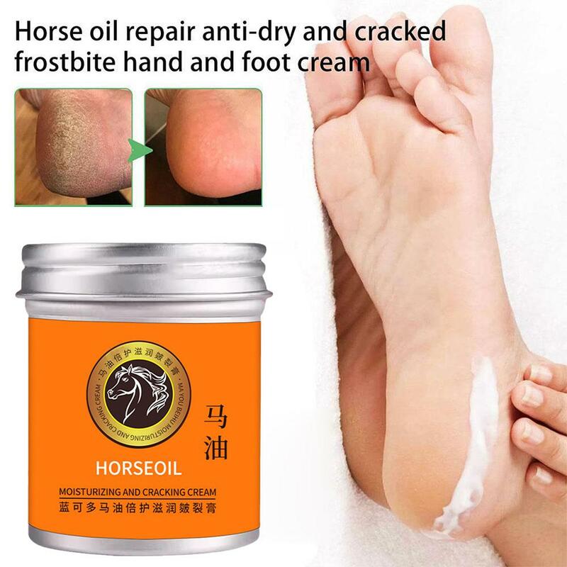 Horse Oil Hand Cream Preventing Dryness Hand Care Hydrating Cream Anti-Cracking Cream Hand Anti Wrinkle Nourishing Cream N4V5
