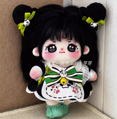Cute Sweet Cute Black Panda Series Dress No accent 20cm Clothes Costume Outfit Cosplay Kawaii abbigliamento regalo di compleanno