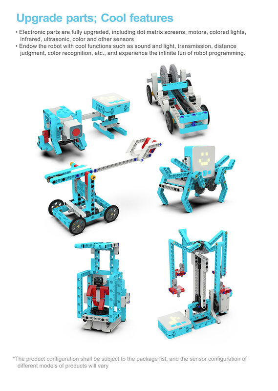 Robot per centri di formazione, scuole, Kit di avviamento stelo robotico ev 3 robot educativo