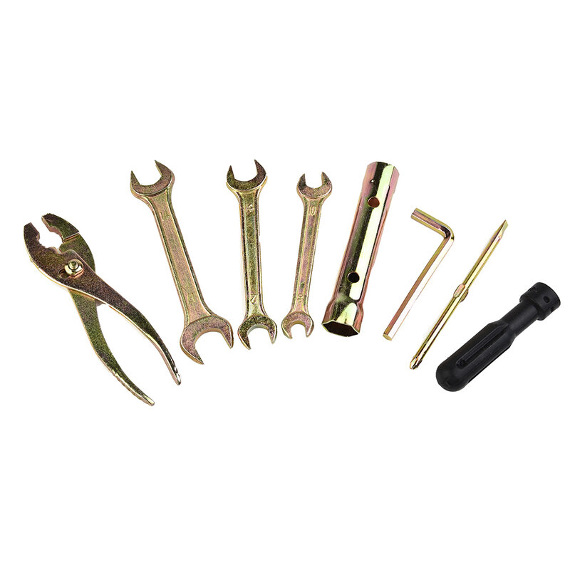 Set With storage bag New Practical Spanner Accessories Motorcycle Parts Durable Universal Wrench 7Pcs Aluminum