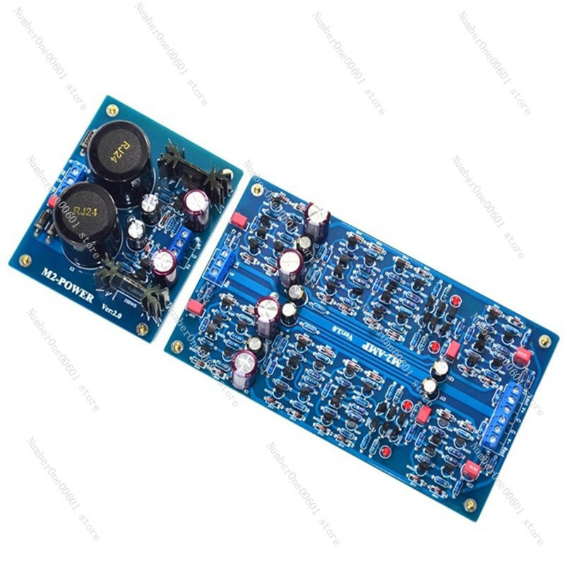 Assembled M2-AMP HiFi Stereo Home Audio Preamplifier Board Based on Maranz SC7-S2 Circuit With Power Supply Board