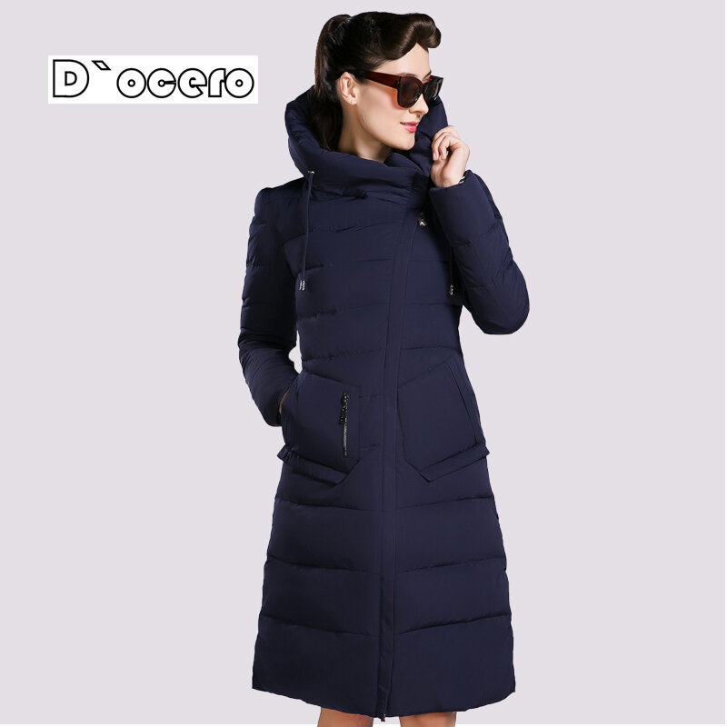 Docero 2022ใหม่แจ็คเก็ตฤดูหนาวผู้หญิง Parka Outerwear ยาวแฟชั่นผู้หญิงฤดูหนาว Coat Hooded คุณภาพสูงลงเสื้อ5