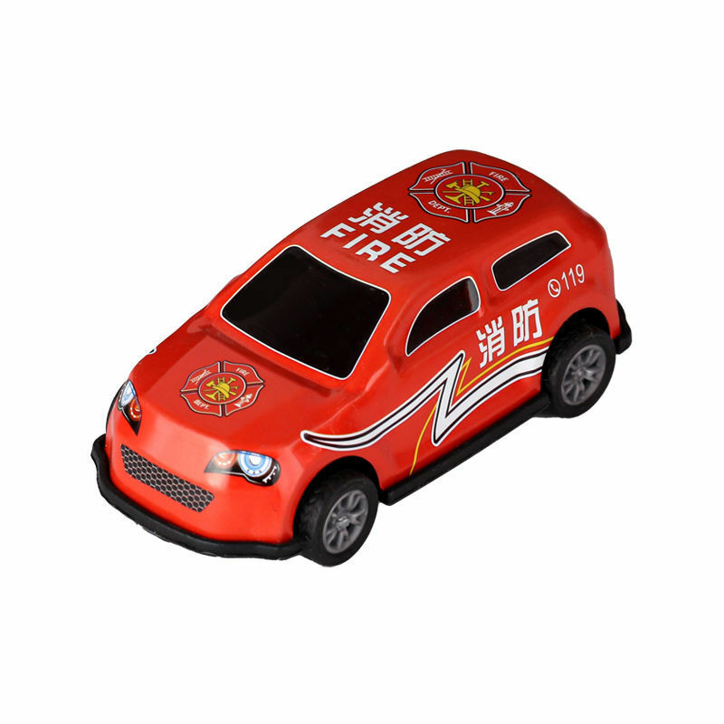 Mobil mainan anak-anak, mobil paduan tarik ke belakang Mini simulasi tahan jatuh-acak satu gaya
