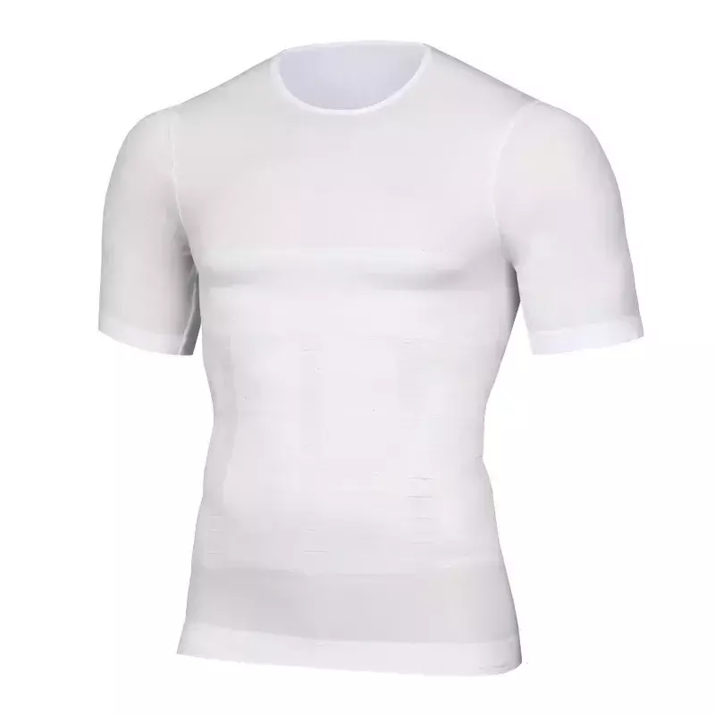 Burn Vest Dry Shirt Quick Slim Chest T-shirt Slimming Men's Tummy Shaper Body Posture Compression Under Fat Building