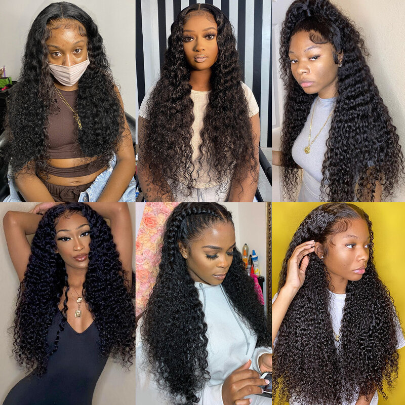 Mongolian Hair Kinky Curly Bundle 100% Raw Hair Bundles Natural Color 10-30 Inch Virgin Human Hair Extensions For Black Women