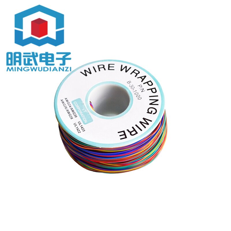 Circuit board flying wire, single-core tinned copper wire, OK wire, aviation wire, PCB test wire, 8-color mixed pack