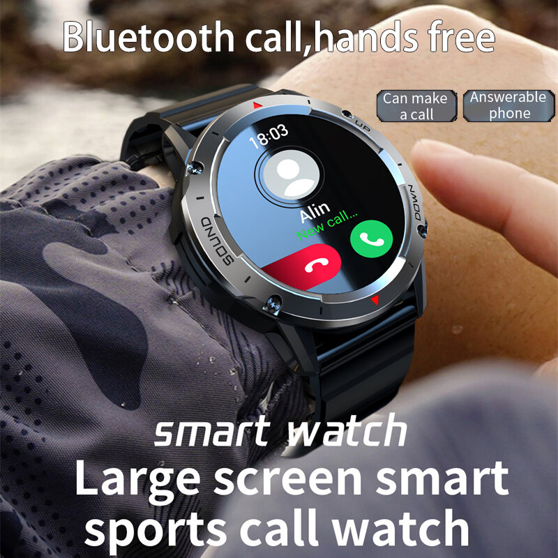Canmixs Smart Watch for Men Bluetooth Call IP68 Waterproof fitness Modes Health 1.39inch Sport smartwatch women For Android iOS