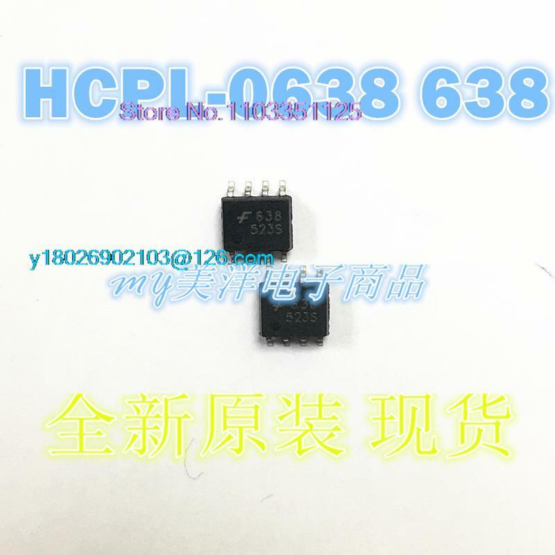 HCPL-0638 638 0638 SOP-8 Chip de fuente de alimentación IC, lote de 5 unidades
