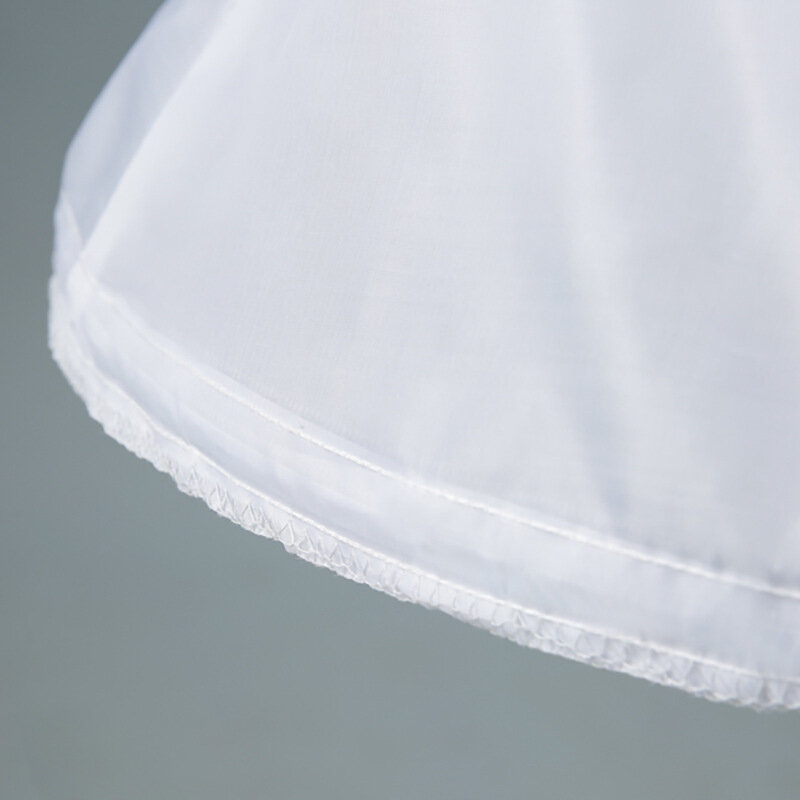 เด็ก Bustle 1แหวนดอกไม้ขนาดเล็กงานแต่งงานอย่างเป็นทางการชุด Petticoat เหล็กยืดหยุ่นเอว Pettiskirt