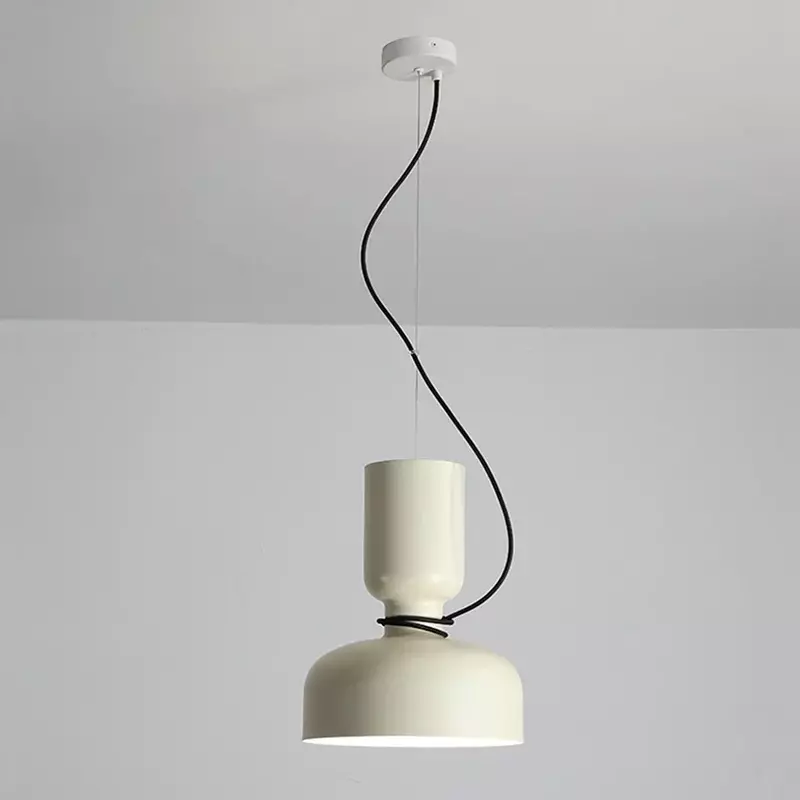 Art Creative Restaurant Pendant Light Nordic Modern Danish Designer Wrought Iron Lampshade Bar Cafe Kitchen Suspension Lamp