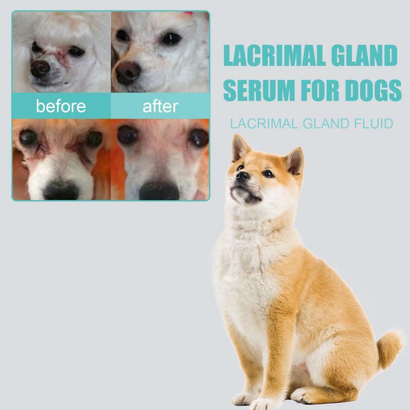 Removedor de mancha de lágrima para cães, limpador de goma lacrimal, fluido de gland efeito seguro