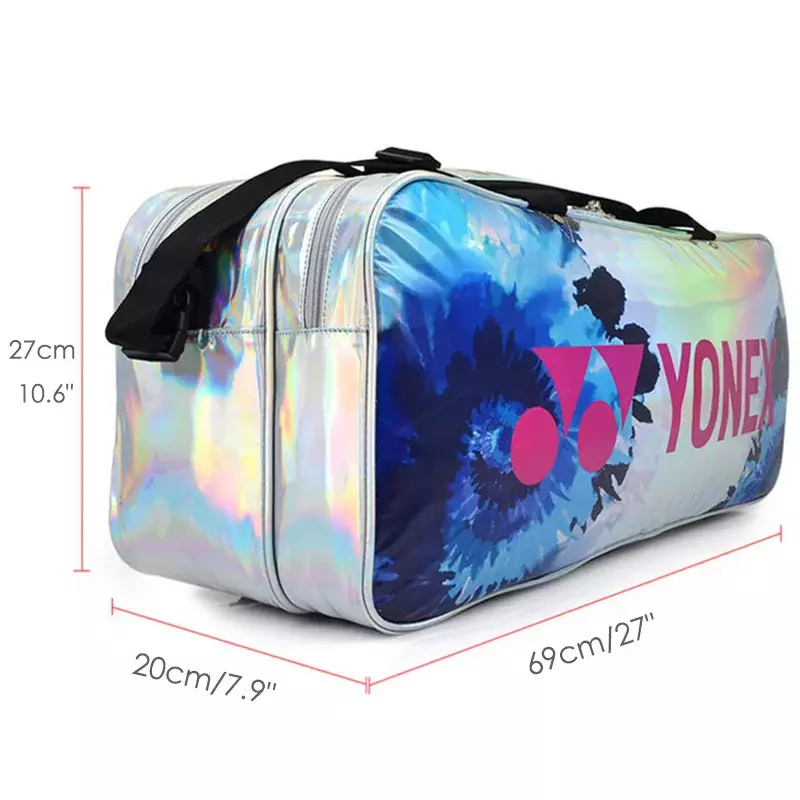 Yonex echte rechteckige Form Schläger tasche Sporttaschen für Frauen Männer Schläger Rucksack mit Schuh fach große Kapazität