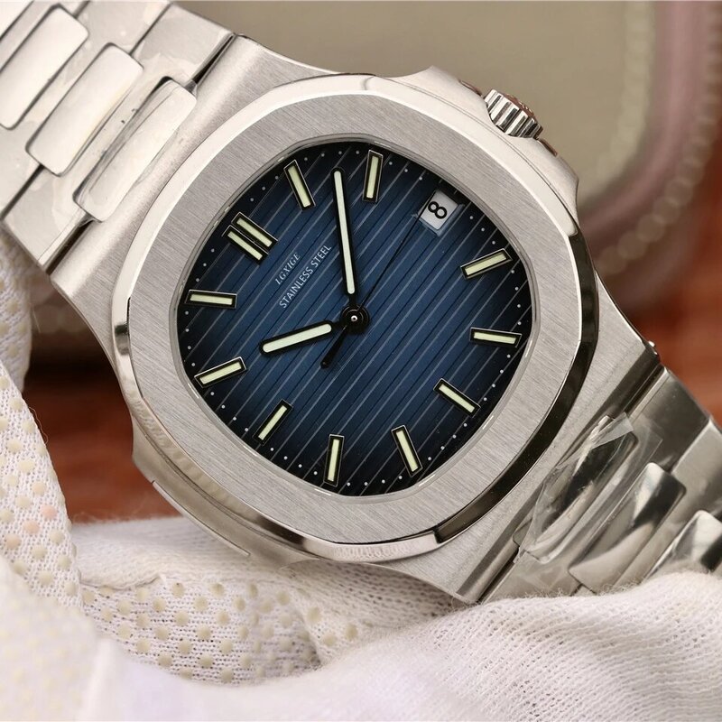 Luxus Marke Herren Uhren Top Voller Stahl Männer Armbanduhr Für Männer Nautilus PP Klassische Männlich Uhren Hohe Qualität AAA sport Uhr