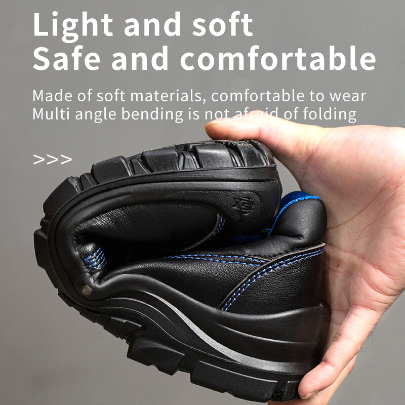 Buty ochronne ManforWork męska buty robocze bezpieczeństwa lekka odzież do pracy bezpłatna wysyłka ochrona przemysłowa wodoodporna