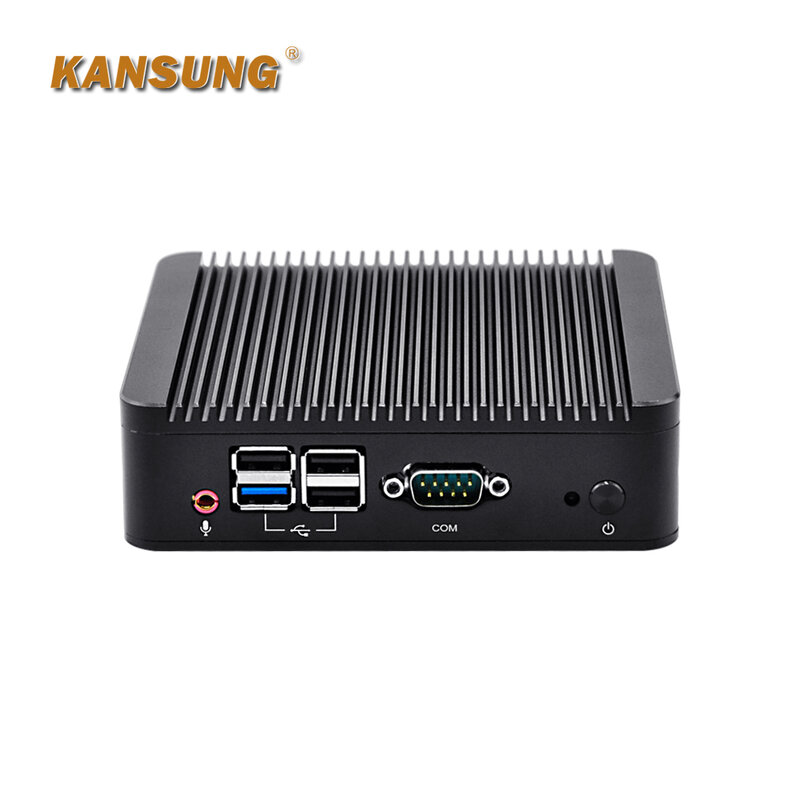 KANSUNG-ordenador de escritorio portátil, CPU, MiniPC, procesador Celeron J1900, 8G, DDR3L, diseño Sin ventilador, K190N