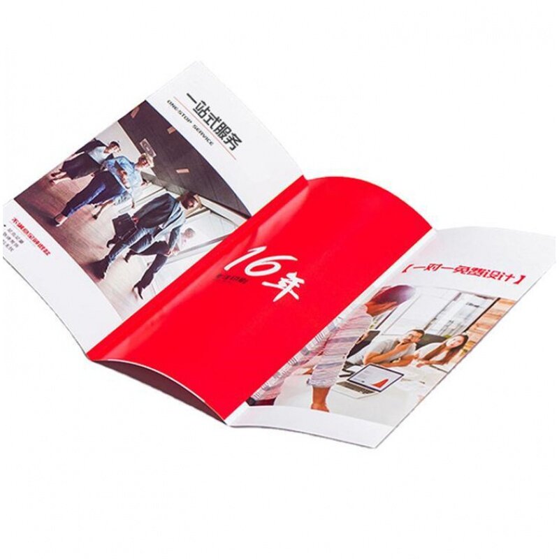 Customized product.Manufacture Packing Brochure Leaflet Folded Waterproof Cardboard Inkjet Printer Custom Flyers