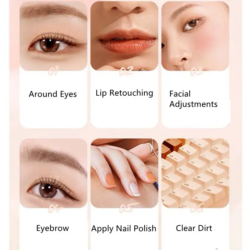 100pcs Disposable Makeup Cotton Swab Eyelash Extension Mini Brush Applicator Makeup Remover Jewelry Clean Cotton Micro Sticks