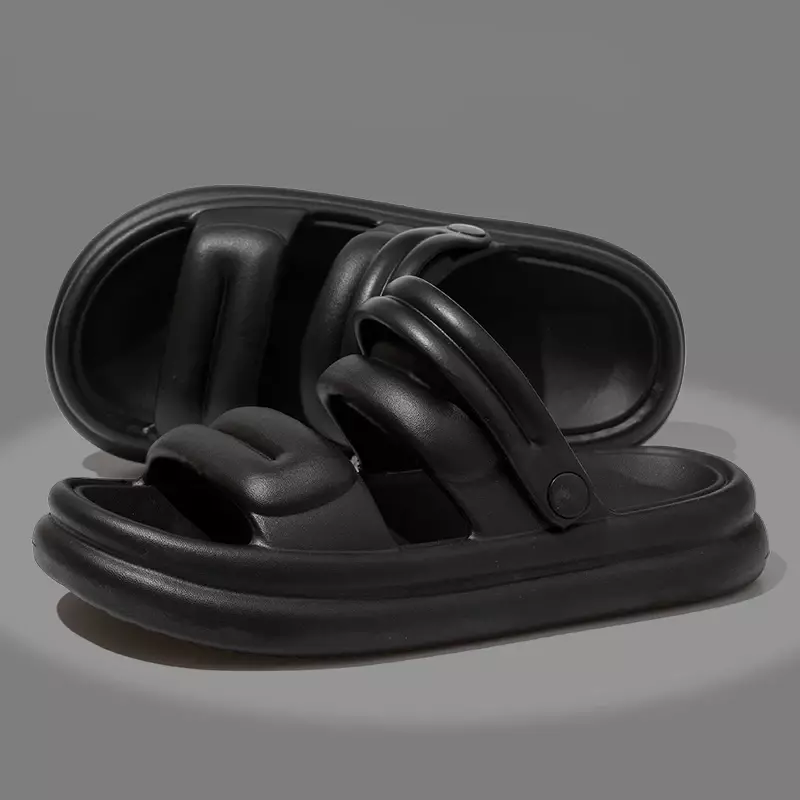 Pantofole da donna per la casa del bagno con suola spessa, sandali da interno in EVA con suola morbida alla moda cholovmilwauchi infradito pantofole da uomo