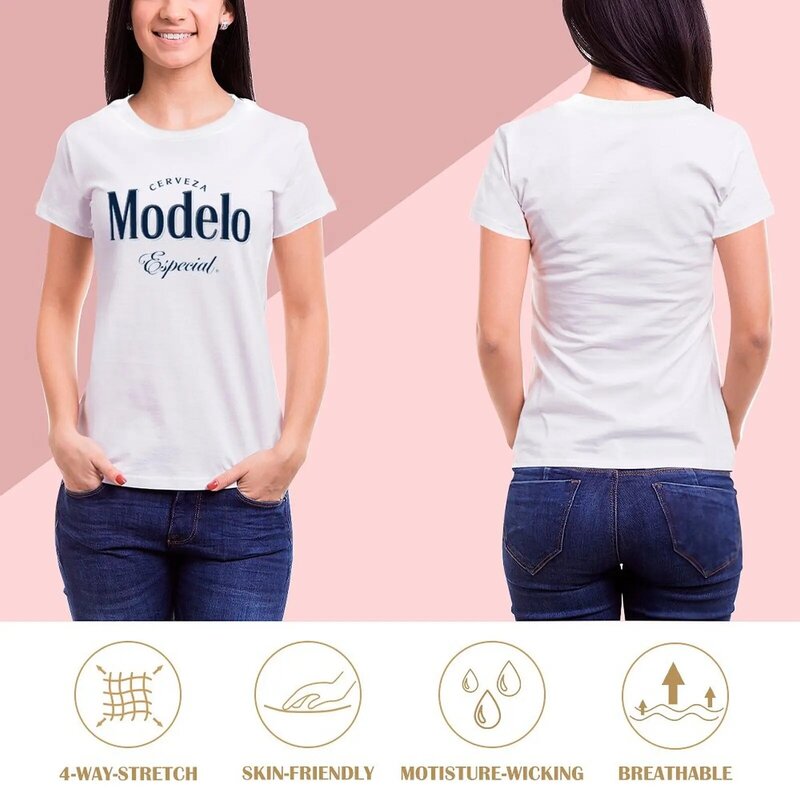 Mondelo 여성용 에센셜 티셔츠, 미적 의류, 귀여운 옷, 오버사이즈 웨스턴 티셔츠