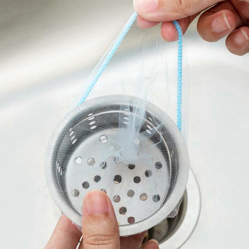 100pcs Disposable Kitchen Sink Filters Sewer Drain Anti-blocking Garbage Bag Pool Leak Mesh Bag Mesh Strainer Sink Garbage Net