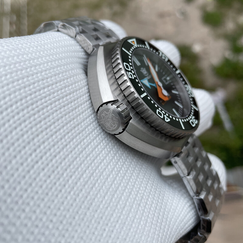 STEELDIVE STORE SD1985 jam tangan mekanis, jam tangan antiair besar otomatis keramik Bezel NH35 gerakan Swiss bercahaya 1200M