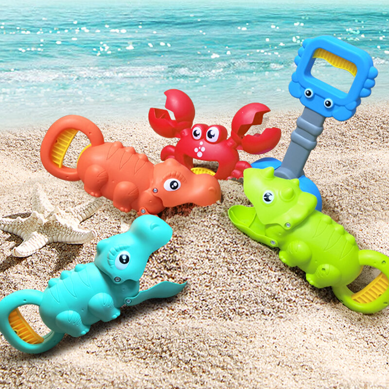 Z30 New Cute Children Beach Maker Clip Lobster Grabber Claw Game Big Novelty Gift Kids Funny Joke Toys Play Tool Gift Water Toys