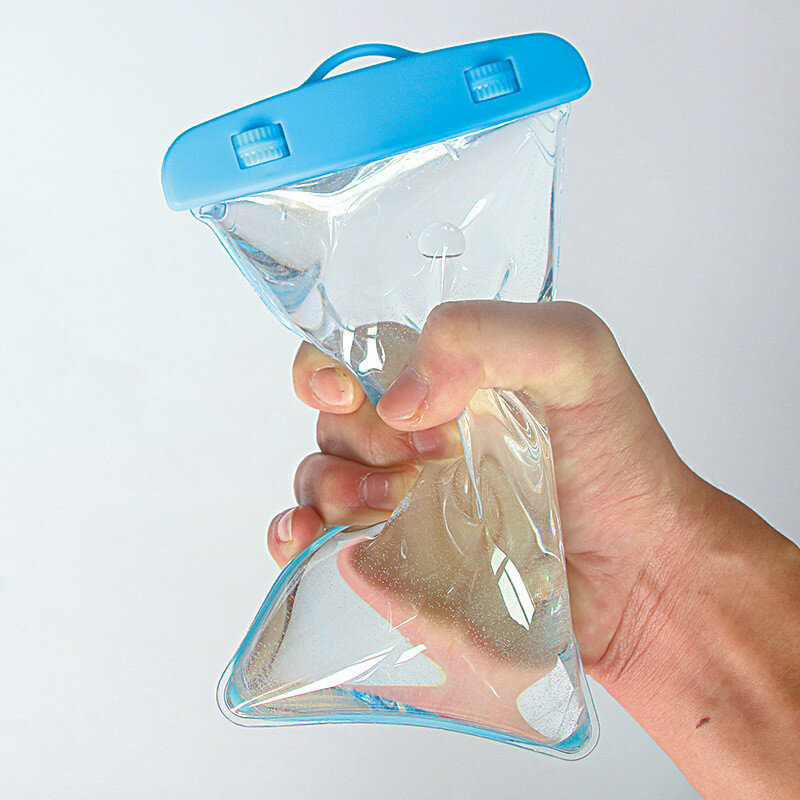 غطاء هاتف مضاد للماء الانجراف الغوص السباحة حقيبة مضادة للماء ل 6 بوصة غطاء المحمول كيس مزموم تحت الماء حقيبة جافة الغلاف