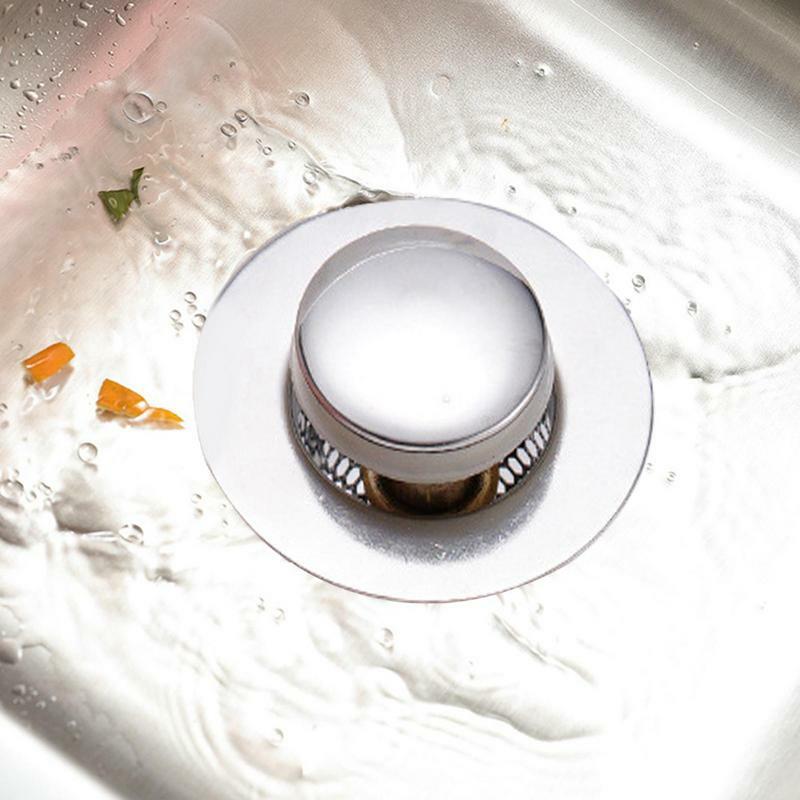 Stainless Steel Strainer Sink Sewer Filter Waste Screen Floor Drain Hair Colanders for Kitchen Bathroom Accessories