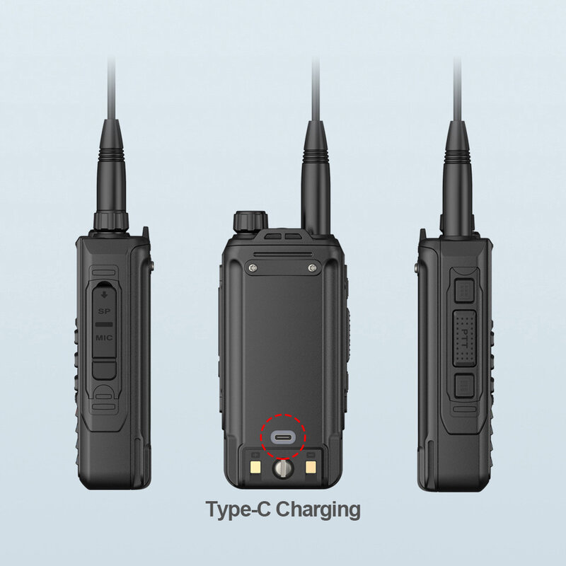 Baofeng UV-16M walkie talkie 10w high power multi band ip67 wasserdicht tragbare radios uv16 aktualisierte version 2024 neueste