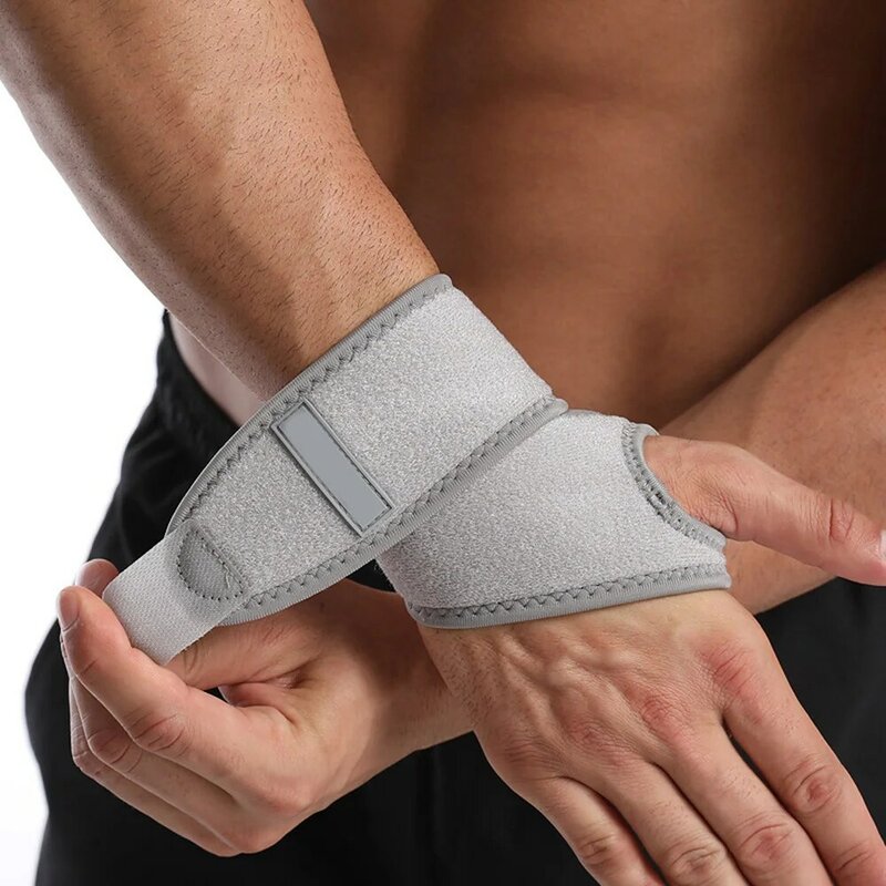 Ajustável Fina Compressão Wrist Guard para Homens e Mulheres, Entorse Wrist Brace, Tendon Bainha, Apoio Dor, Exercício Safety Support, 1Pc