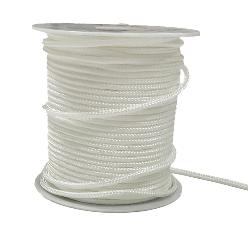 Rope Trimmer Starter Line 2/4/5/10M Nylon White 2.5mm/3mm/3.5mm/4mm Cord Engine For Strimmer Manual For Chainsaw