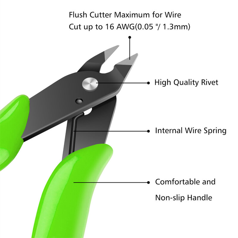 Uniwersalne szczypce wielofunkcyjna narzędzia przewód elektryczny przecinaki boczne Snips Flush obcinaczka narzędzie ręczne ze stali nierdzewnej