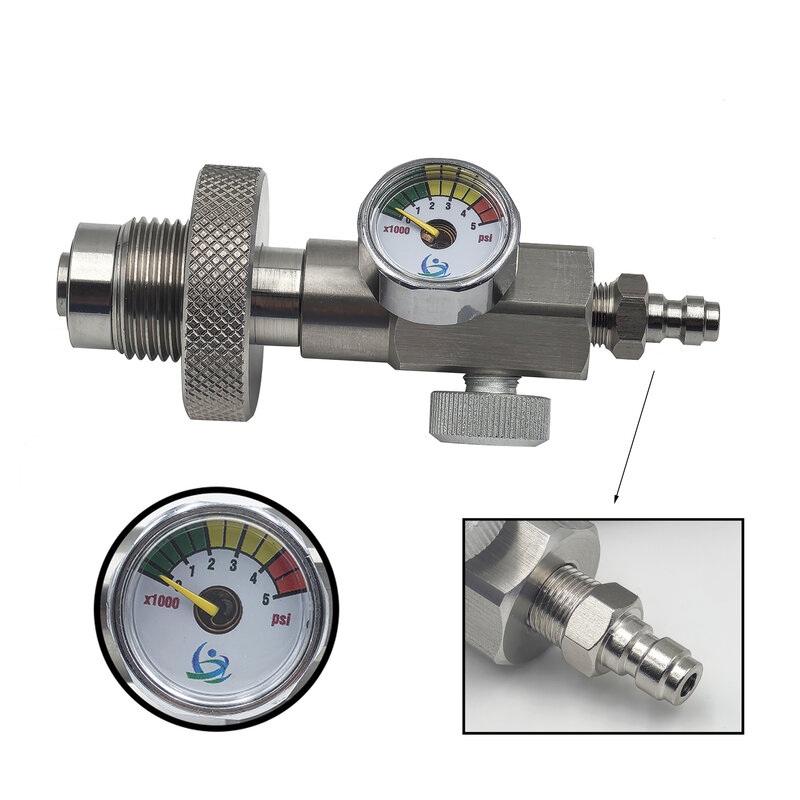 HPA Tauchen HP Tankstelle Lade adapter Din Stecker Stecker/Buchse Stecker 6000psi(400bar)/5000psi/350bar Spur