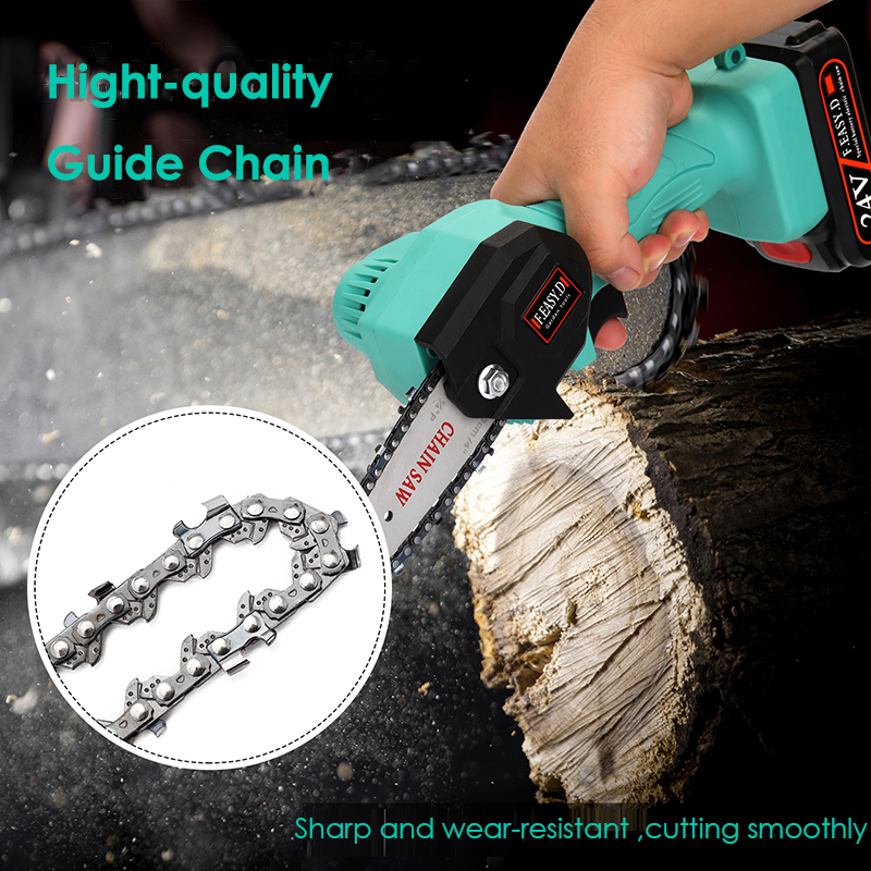 4 6 Inch Chain for Chainsaw Guide Parts Mini Electric Chain Saw Chains Steel Gardening Power Tools Accessory Replacement