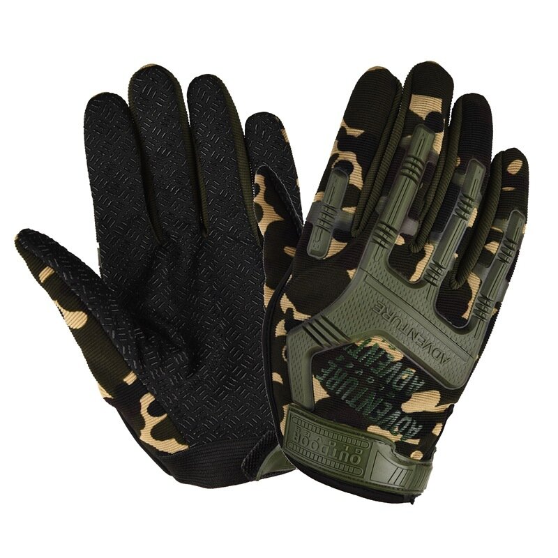 Gants militaires à écran tactile pour hommes et femmes, pour paintball airsoft, moto, doigts complets