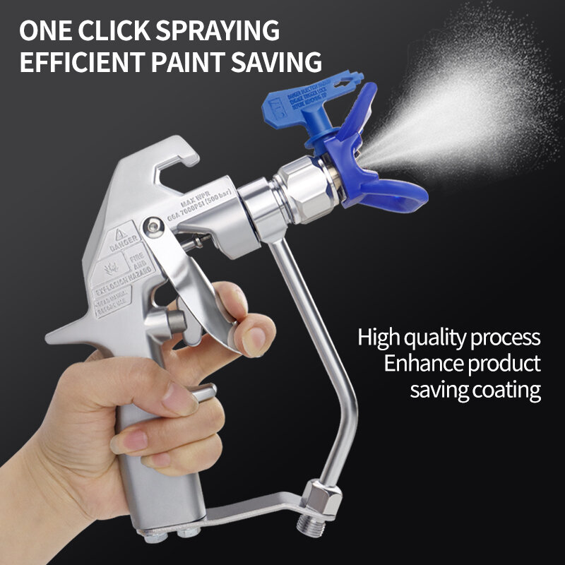 High Quality 5000PSI High Pressure Airless Spray Gun Paint Sprayer With 517 Tip Nozzle Guard Spray Machine