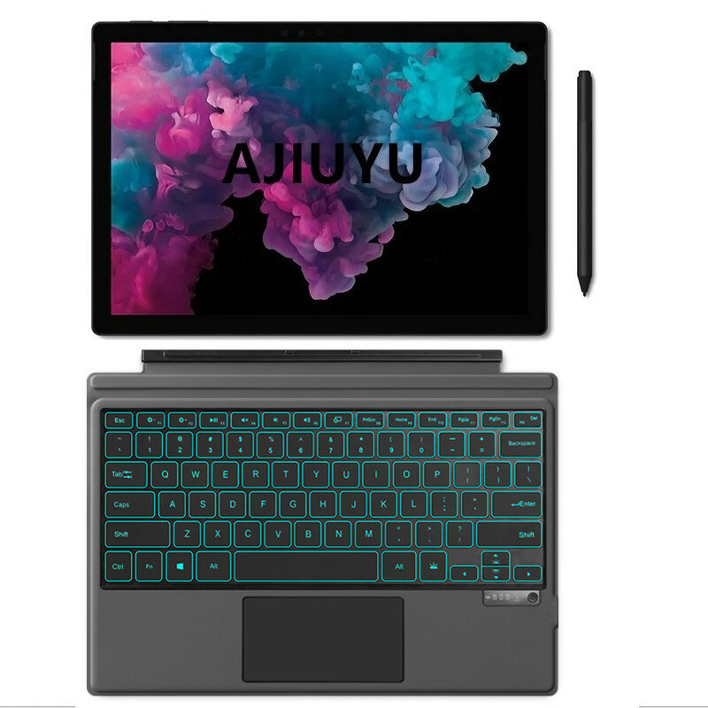 Tastatur Für Microsoft Oberfläche Pro 6 5 4 Pro5 Pro4 Bluetooth Tastatur Fall Abdeckung Drahtlose maus Tablet Laptop computer 12,3"
