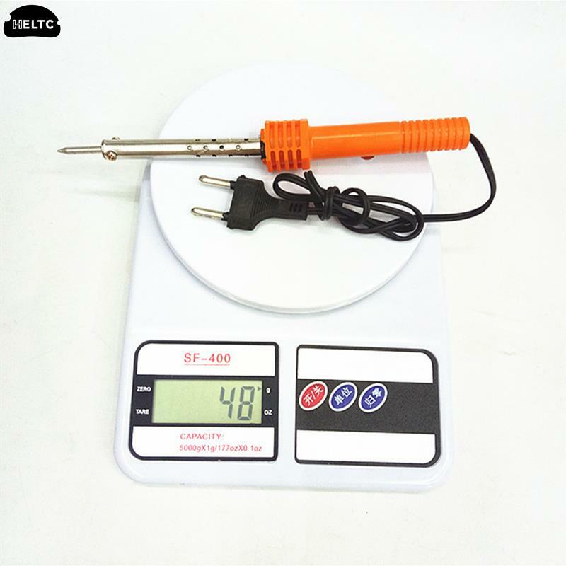 30W 220V External Heating Electric Soldering Iron Pen With Sharp Tip Welding Kit Repair Tool For Electronics Work EU Plug Random