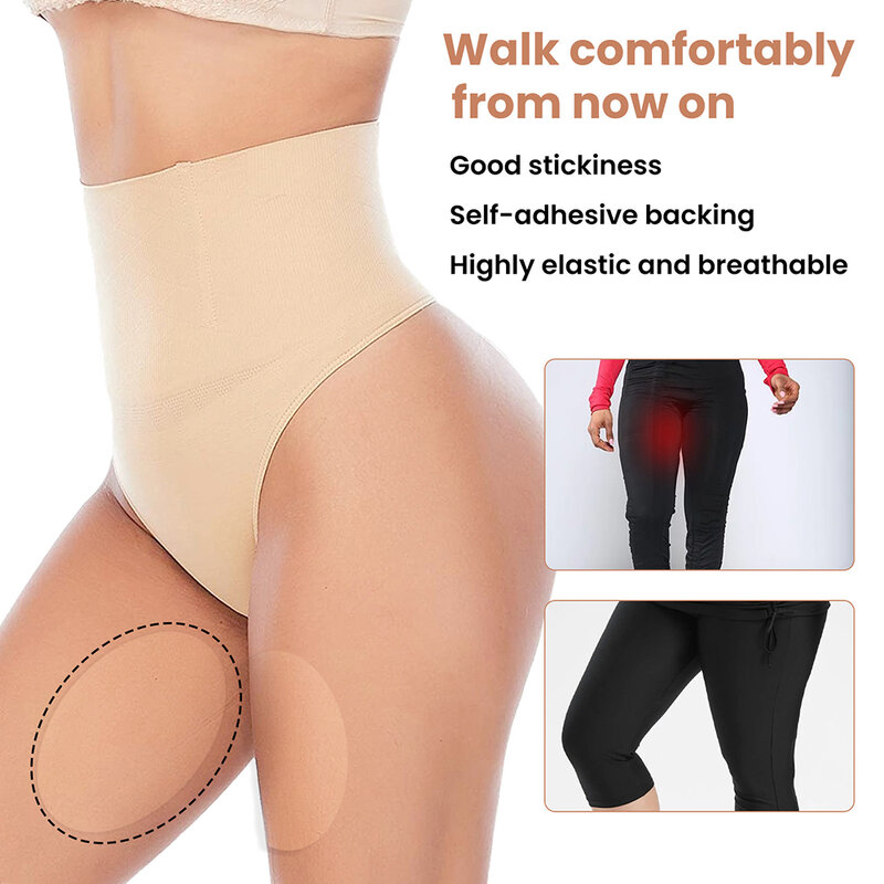 Anti-wear Stickers Invisible No Trace Thigh Tapes Disposable Anti Chafe Thigh Patch Portable Body Anti-Friction Pads For Women