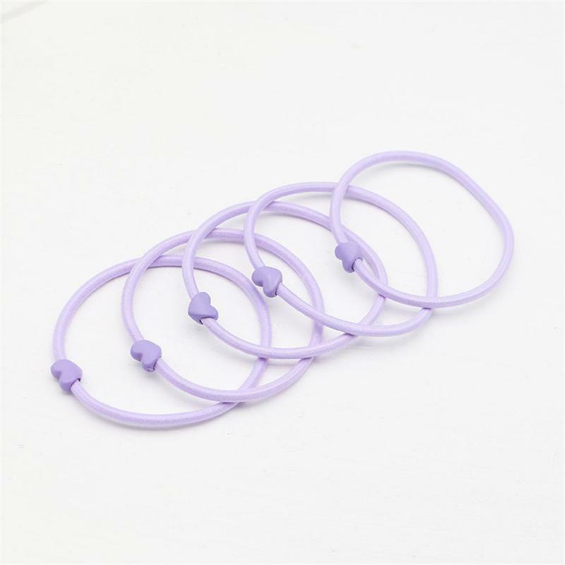 Colorful Hair Accessories Multi-color High Quality Heart Shaped Headband Stylish Hairstyle Fashionable Elastic Headband Durable